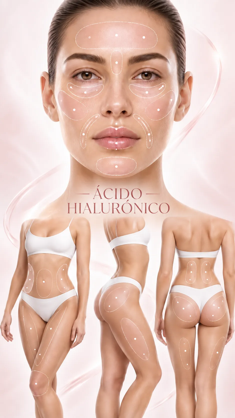 Ilustración del tratamiento de Ácido hialurónico